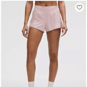 Lululemon Women’s Track That Shorts Strawberry Milkshake Running Sz 4 Preowned